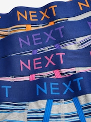 Blue/Purple Pastel Stripe A-Front Boxers 4 Pack - Image 6 of 7