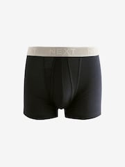 Black Green/Blue Texture Waistband A-Front Boxers 8 Pack - Image 3 of 11
