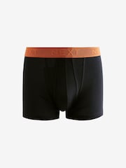 Black Green/Blue Texture Waistband A-Front Boxers 8 Pack - Image 7 of 11