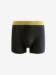 Black Green/Blue Texture Waistband A-Front Boxers 8 Pack - Image 8 of 11
