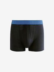 Black Green/Blue Texture Waistband A-Front Boxers 8 Pack - Image 9 of 11