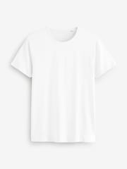 Mixed Blues Slim Fit 100% Cotton Underwear T-Shirts 5 Pack - Image 14 of 16