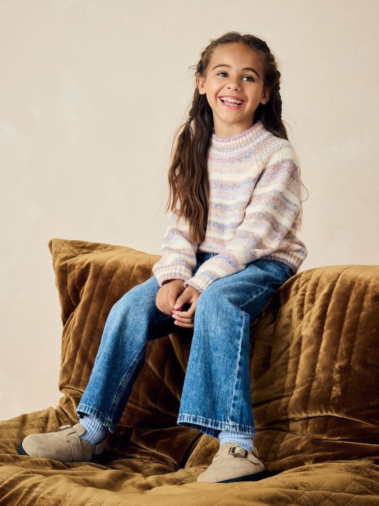 Pink Spacedye Jumper (3-16yrs) - Image 2 of 2