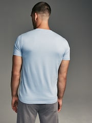 Blandade Blå's - Vanlig passform 100% bomull V-ringning Underkläder T-shirt 5 Förp - Bild 7 av 16