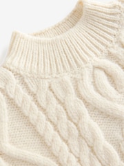 Ecru Cable Knitted Tank (3-16yrs) - Image 7 of 8