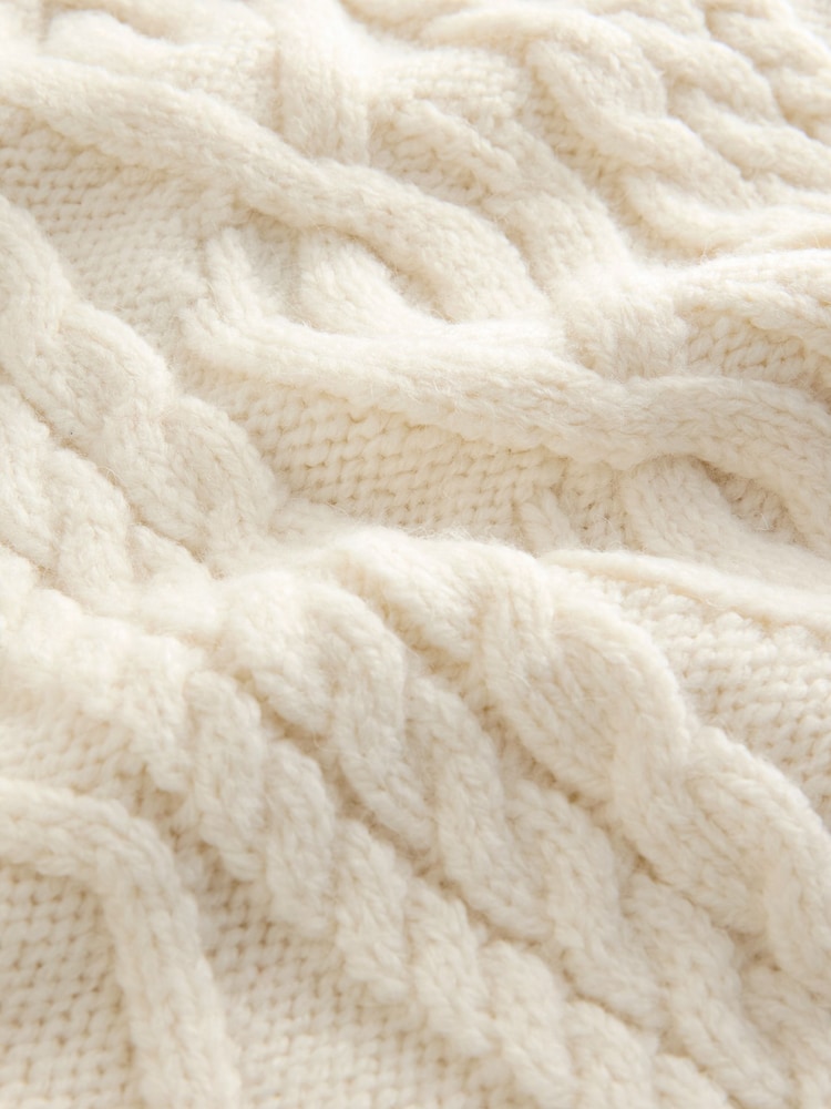 Ecru Cable Knitted Tank (3-16yrs) - Image 8 of 8