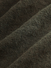 Green Khaki High Neck Long Sleeve Maxi Knitted Jumper Dress - Image 6 of 6