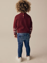 Red Christmas Bear Jumper (3mths-7yrs) - Image 4 of 9