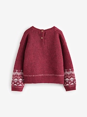 Red Christmas Bear Jumper (3mths-7yrs) - Image 7 of 9