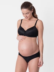 Seraphine Black T-Shirt Maternity And Nursing Bra - Image 3 of 5