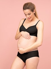 Seraphine Black T-Shirt Maternity And Nursing Bra - Image 4 of 5