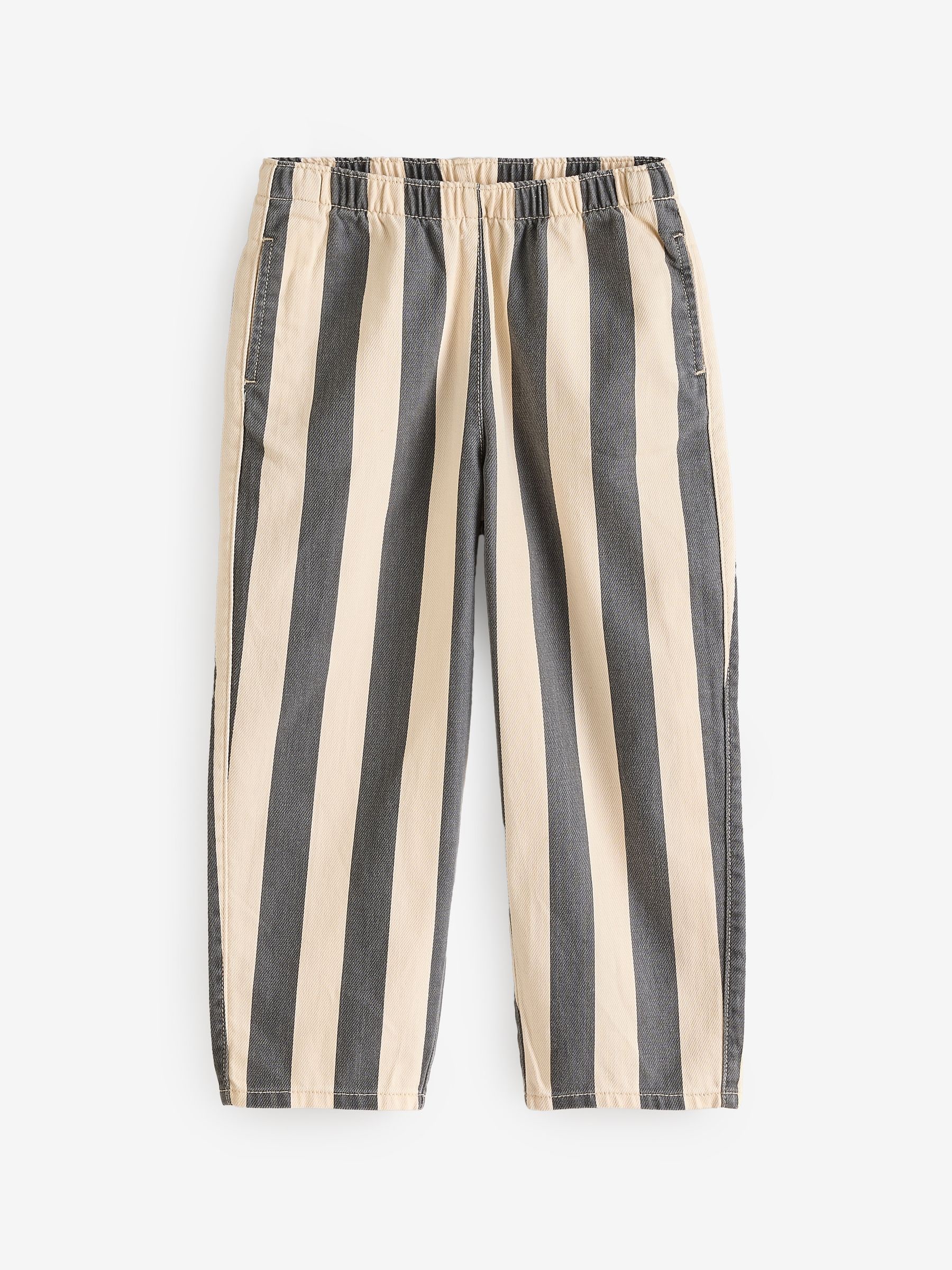 パンツ Washed cotton stripe pants B4995 Acid Wash Stripe Trousers – Maison Pimpim