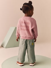 Khaki Green 100% Cotton Sweatshirt and Trousers Set (3mths-7yrs) - Image 2 of 10