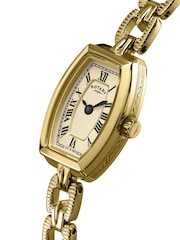Rotary Gold Ladies Gold Plated Stainless Steel Vintage Style Bracelet Watch - Image 2 of 4