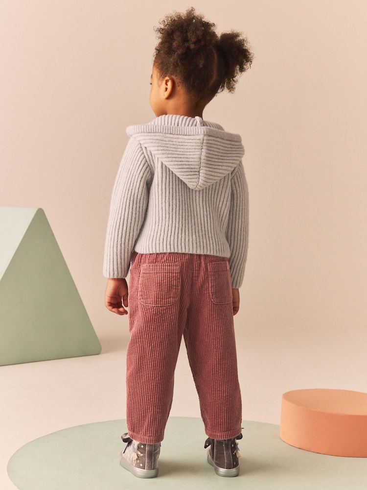 Grey Hooded Cardigan (3mths-7yrs) - Image 4 of 4 Grey Hooded Cardigan (3mths-7yrs) - Image 4 of 4