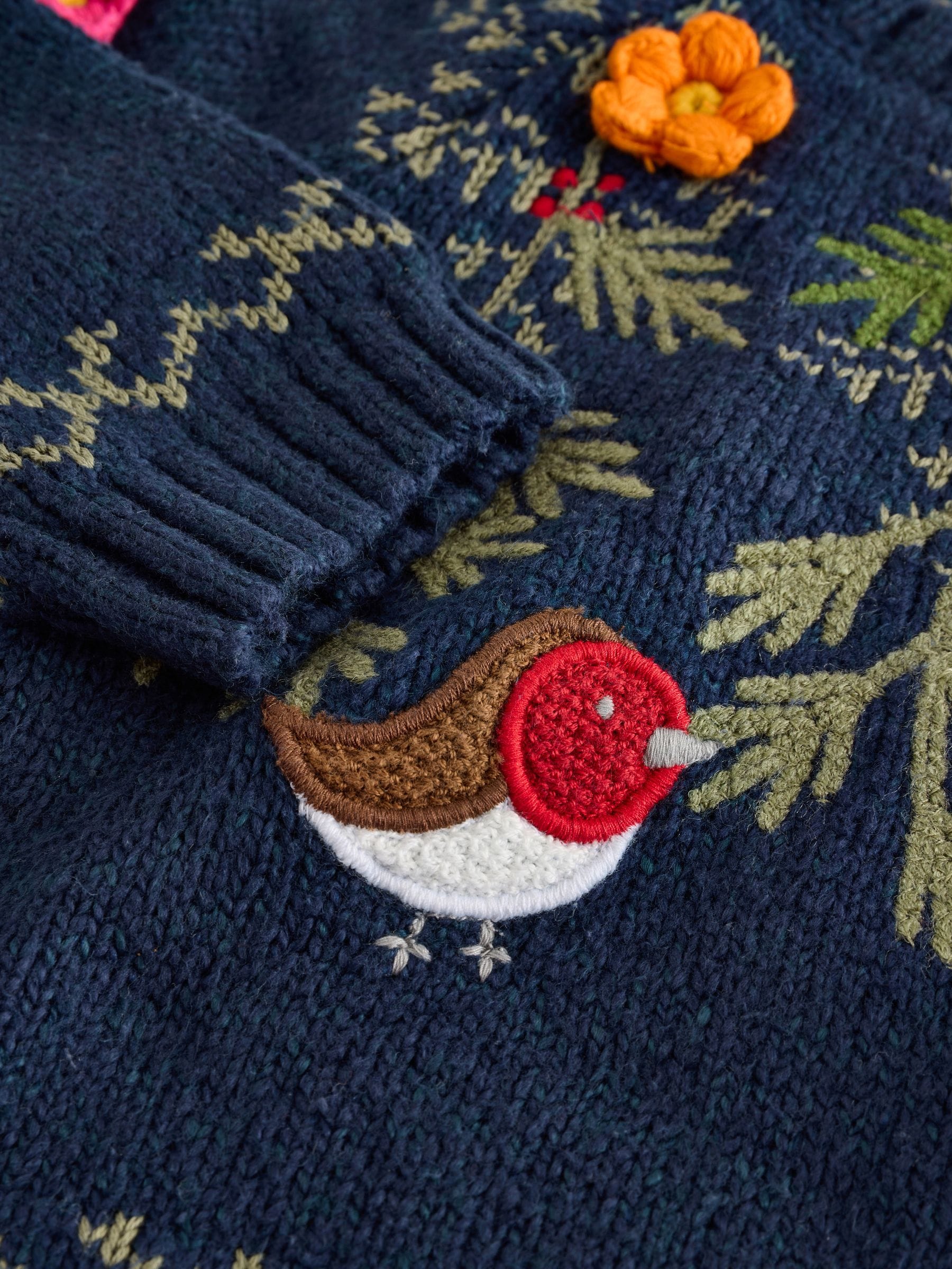 Buy Navy Robin Christmas Jumper 3mths 7yrs from Next Ireland