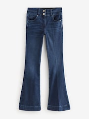 Inky Blue Flared Lift Slim And Shape Bootcut Jeans - Image 6 of 8