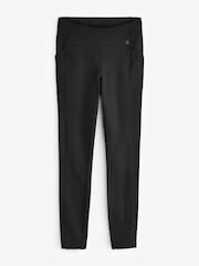 Black Elements Fleece Lined Leggings - Image 6 of 8