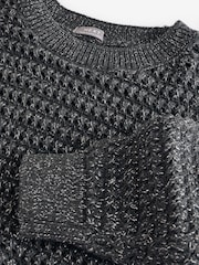 Charcoal Grey Metallic Jumper (3-16yrs) - Image 7 of 8