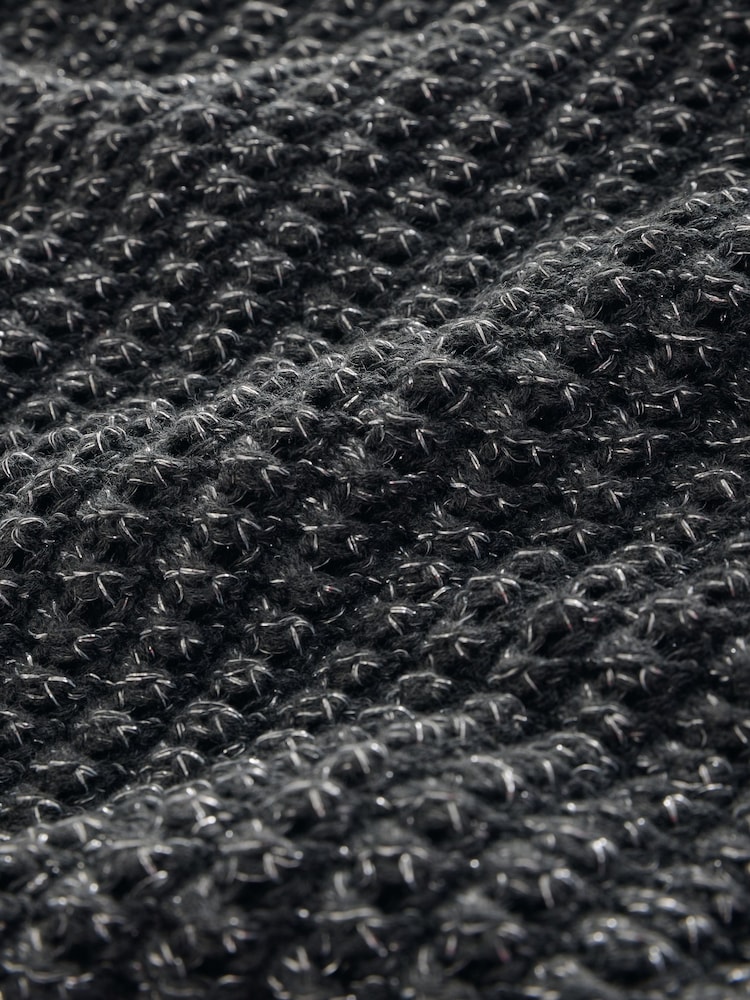 Charcoal Grey Metallic Jumper (3-16yrs) - Image 8 of 8