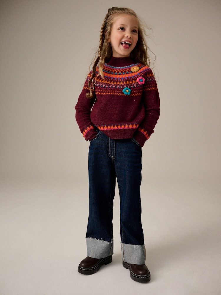 Plum Purple Fairilse Jumper (3-16yrs) - Image 2 of 4