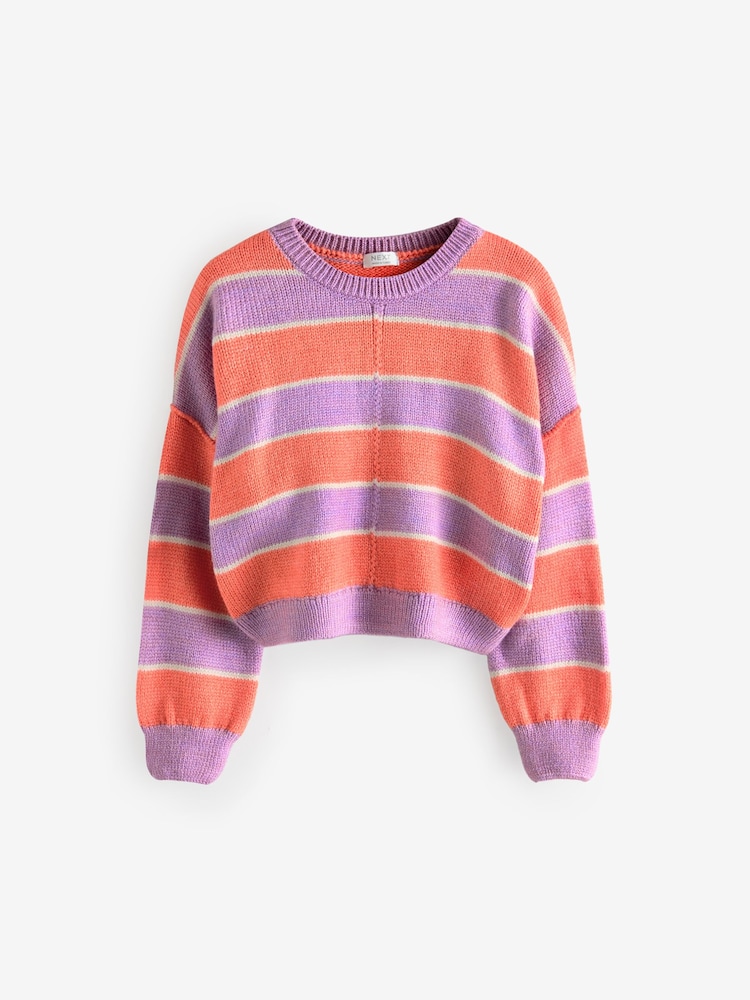 Multi Stripe Boxy Jumper (3-16yrs) - Image 1 of 4