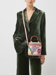 Radley London Medium The Rhs Collection Zip Around Cross-Body White Bag - Image 1 of 5