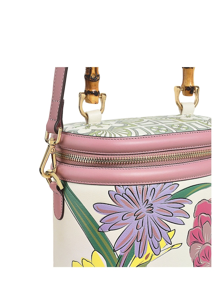 Radley London Medium The Rhs Collection Zip Around Cross-Body White Bag - Image 5 of 5