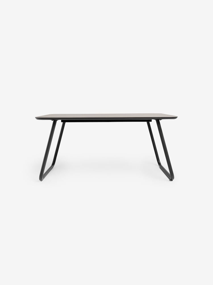 MADE.COM Grey Dwyer Ceramic Marble 6 Seater Fixed Dining Table - Image 6 of 6