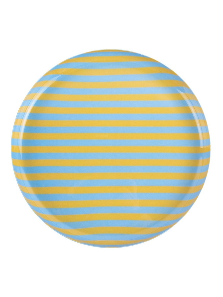 Present Time Citrine Yellow Soft Blue Animado Medium Citrine Plate - Image 3 of 3 Present Time Citrine Yellow Soft Blue Animado Medium Citrine Plate - Image 3 of 3