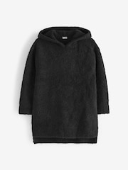 Black Hooded Jumper Dress (3-16yrs) - Image 5 of 8