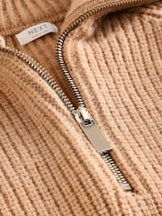 Ecru Cream Zip Jumper Dress (3-16yrs) - Image 7 of 8