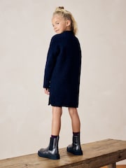 Navy Sequin Jumper Dress (3-16yrs) - Image 2 of 7