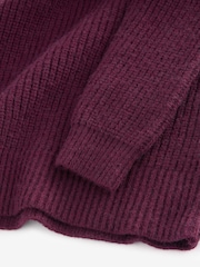 Burgundy Zip Jumper Dress (3-16yrs) - Image 7 of 7