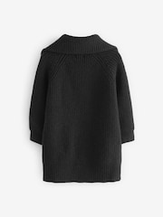Black Zip Jumper Dress (3-16yrs) - Image 7 of 9