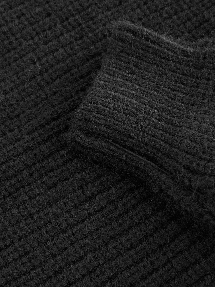 Black Zip Jumper Dress (3-16yrs) - Image 9 of 9