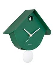 Karlsson Retro Green Cool Retro Cuckoo Wall Clock - Image 2 of 5