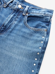أزرق مرصع - 100% Cotton Jeans - صورة 9 من 10