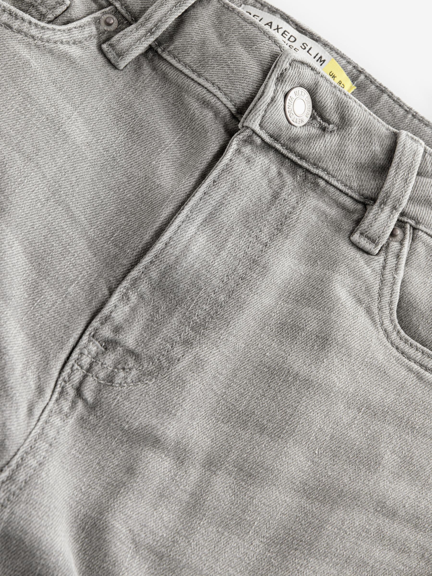 Buy Grey Slim Straight Jeans from Next USA