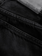 Black 100% Cotton Column Mom Jeans - Image 7 of 8