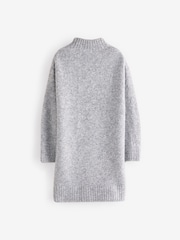 Grey Sequin Jumper Dress (3-16yrs) - Image 6 of 7