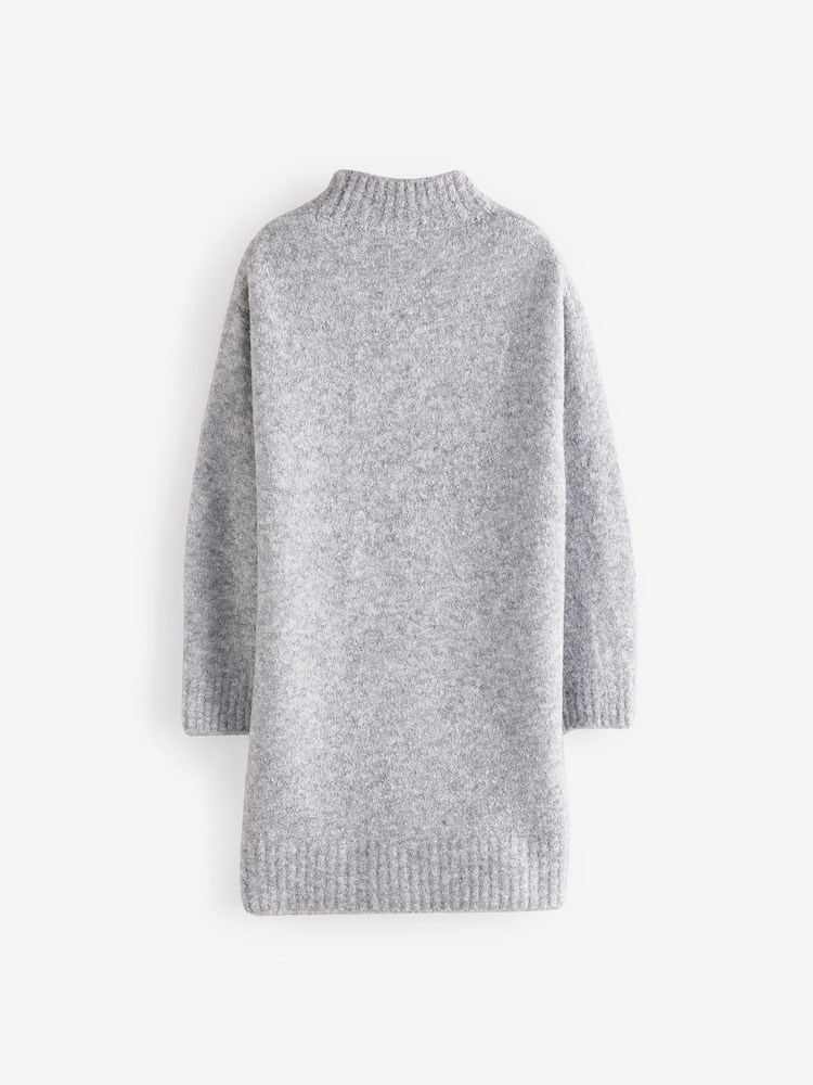 Buy Grey Sequin Jumper Dress (3-16yrs) from Next Ireland