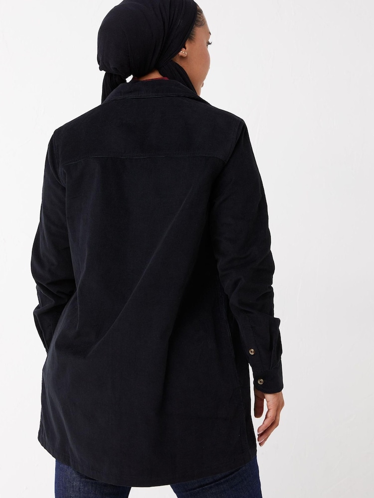 FatFace Jenny Cord Black Shirt - Image 2 of 4