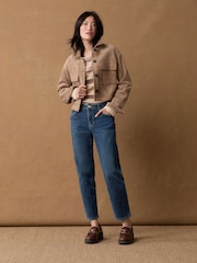 Tintenblau - Bequeme Mom-Stretchjeans - Bild 1 von 7