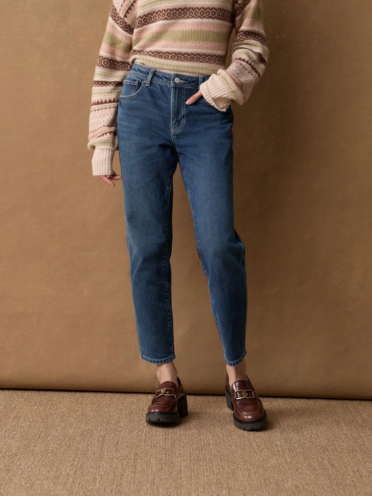 Inky Blue Mom Comfort Stretch Jeans - Image 4 of 7
