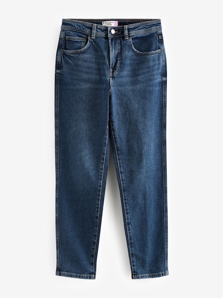 Inky Blue Mom Comfort Stretch Jeans - Image 6 of 7