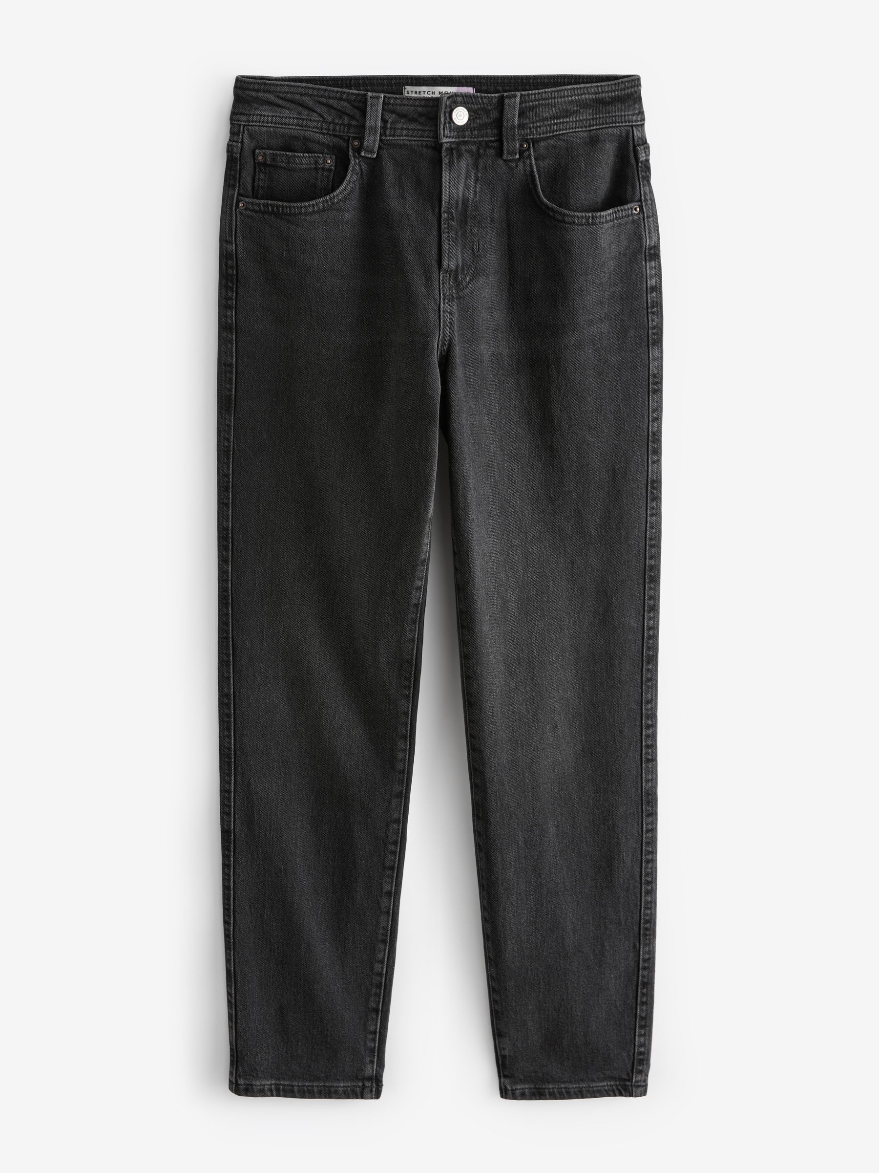 Buy Washed Black Mom Comfort Stretch Jeans from Next USA