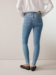 Denim Mid Blue Super Soft Skinny Jeans - Image 3 of 7