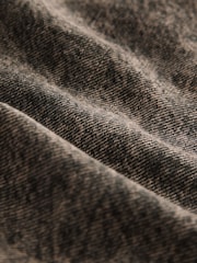 Brown Tinted 100% Cotton Rigid Straight Leg Jeans - Image 8 of 8
