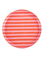 Present Time Bright Orange Soft Pink Animado Medium Plate - Image 3 of 3